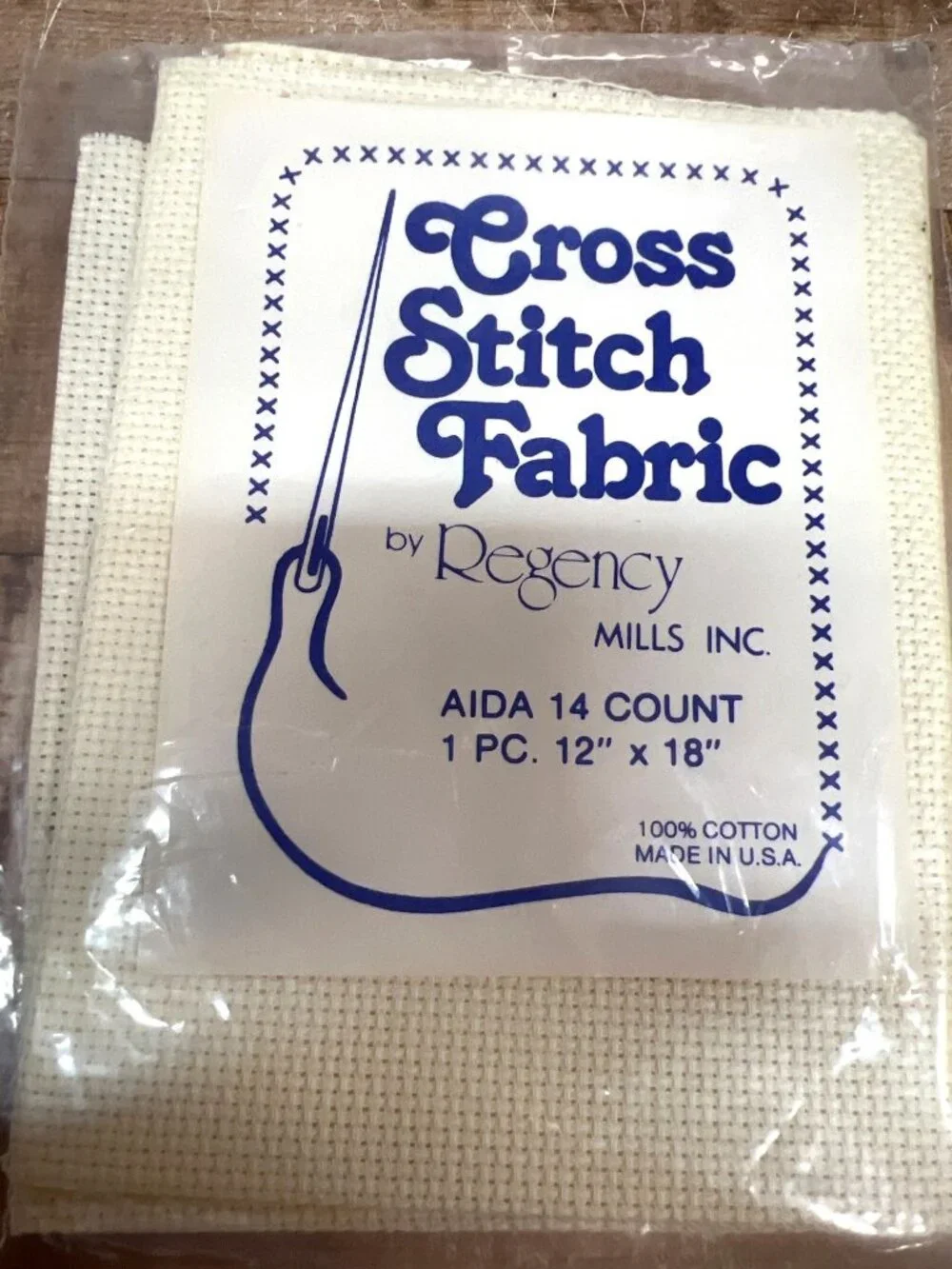 Cross Stitch Fabric By Regency Mills Inc Aida 14 Count 12